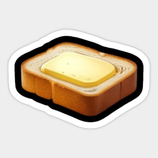 Butter Toast Sandwich Bread Vintage Yummy Kawaii Coffee Since Sticker